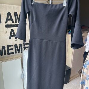 H&M Black Long Sleeve Dress